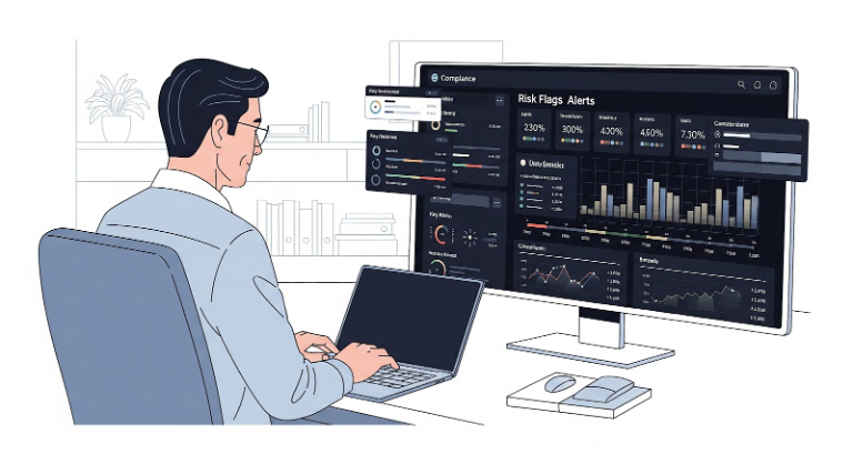 egal, operations, and compliance teams collaborating from a single, centralized source of truth.