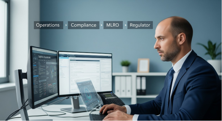 Even in private markets, firms must have a clear process for handling suspicious activity escalations.